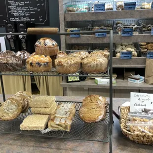a variety of baked goods