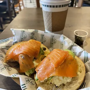 Laguna Woods Bagel, Lavender Latte