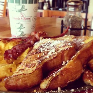 French Toast With Bacon Or Sausage