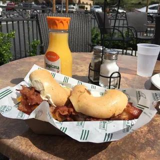 Soup & Bagel With Cream Cheese