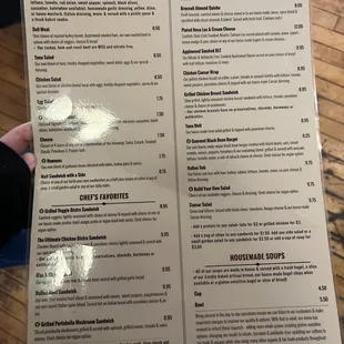 Lunch &amp; Signature Items Menu