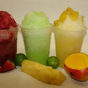 Raspados ( Flavored Shaves Ice.