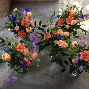 Bouquets heading out for delivery to Bagel's Florals subscribers!