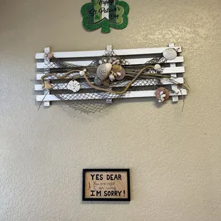 Idk why, but the St Paddy&apos;s decorations and their decorative signs add a homey feel!