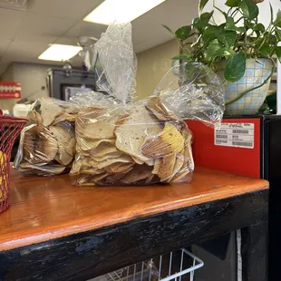 House made bagel chips!