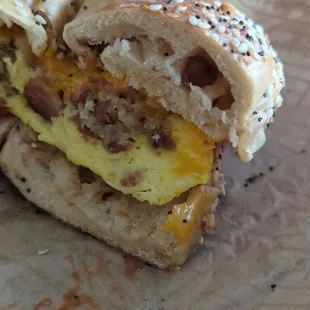 Breakfast sandwich