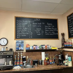 Lunch menu