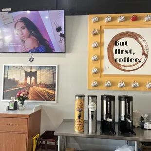 Don't forget the coffee