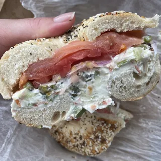 Bagel with Fresh Lox
