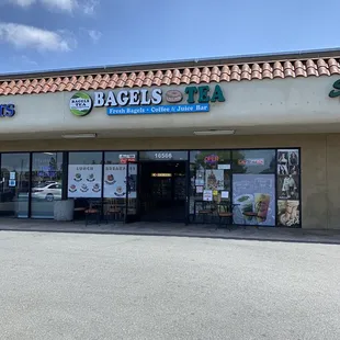 My favorite Bagels Tea in California