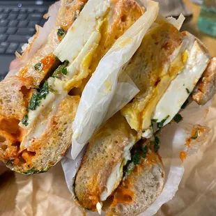 Eggspanola Sandwich