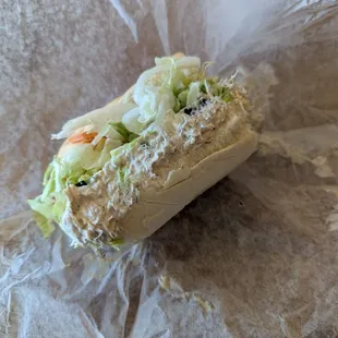 Wholesome Half tuna sandwich