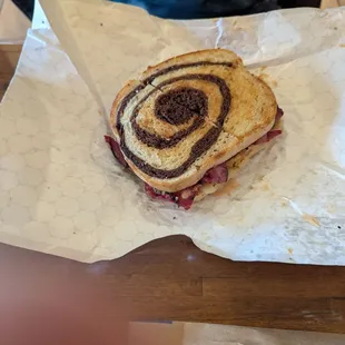 Almost Ruben sandwich