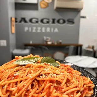 Spaghetti with marinara