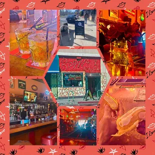 Montage of images from Baggy's by the Lake