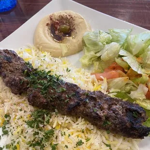 Beef Kabob Plate lunch