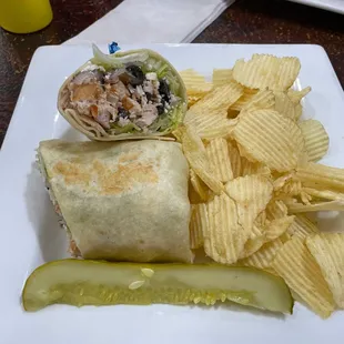 Mediterranean wrap