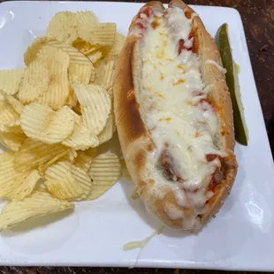 Italian sausage sandwich