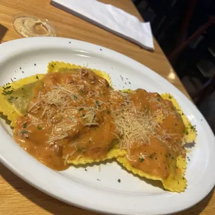 Portabella Mushroom Stuffed Ravioli