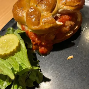 Chicken Parmesan Sandwich. Great.