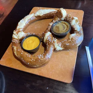 Bavarian Soft Pretzel from the Appetizer Menu