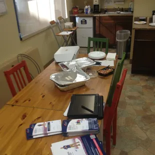 Burritos and Pastries are a breakfast hit and allow me time to be productive with the providers. I would recommend the burritos.