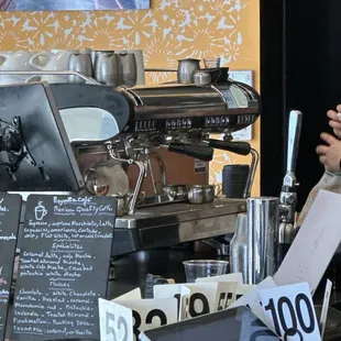 A European coffee roasting machine