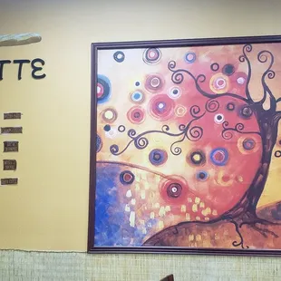 Lovely painting on the wall