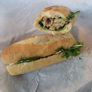 Teriyaki Chicken Banh Mi.