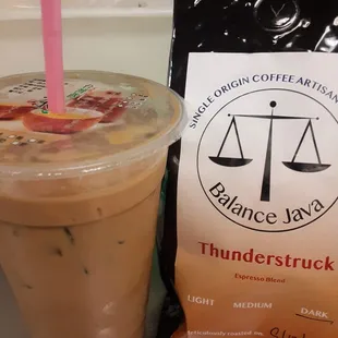 Vietnamese Style Coffee made from Espresso Whole bean provided by Balance Java.