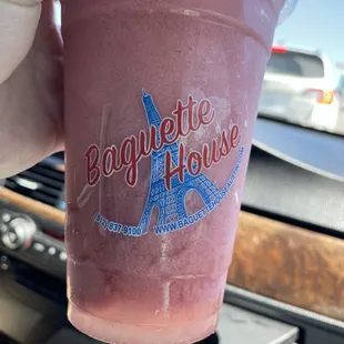 2 minutes later my smoothie was separating. Gross.