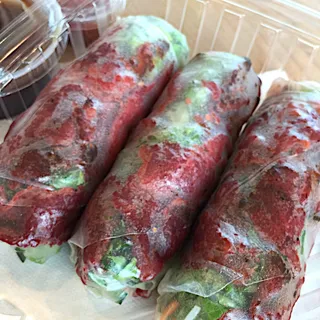 Grilled Pork Spring Rolls (3)