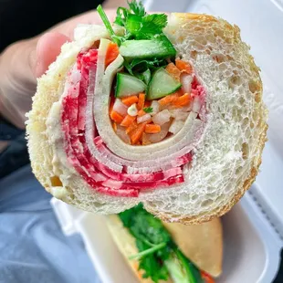 Banh mi thit nguoi (combination)