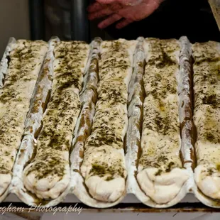Fresh Italian baguettes
