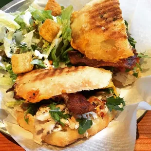 Jack's Special? So bomb!! with salad on the side