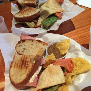 Grilled Ham & Cheese Panini