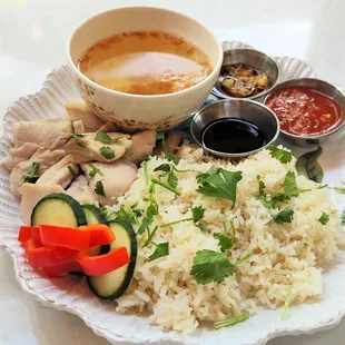 Singapore Spicy Lime Chicken and Rice