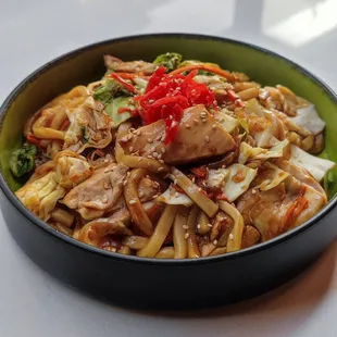 Chicken Yakiudon