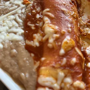 Chicken enchiladas