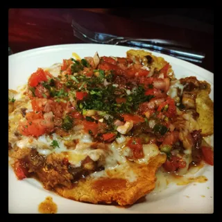 Tostones with Chicken
