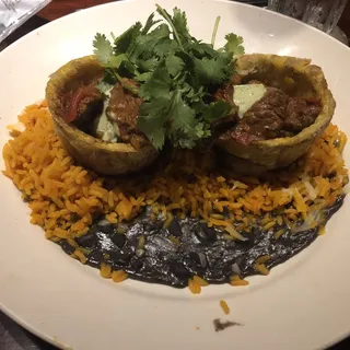 Ropa Vieja Tostones