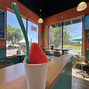 A sugar free pina colada and rum--so good!