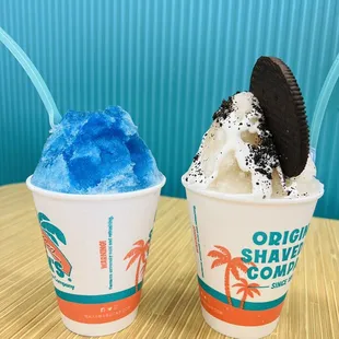 Shaved ice with cookie