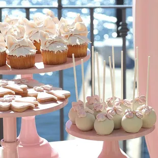 Cupcakes, sugar cookies, cake pops