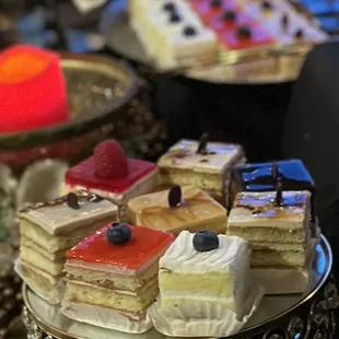 Mini pastries for parties