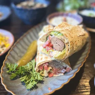 Beef Koobudeh Wrap