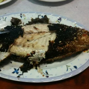 You scape off skin to get to moist flesh underneath! oh yeah...