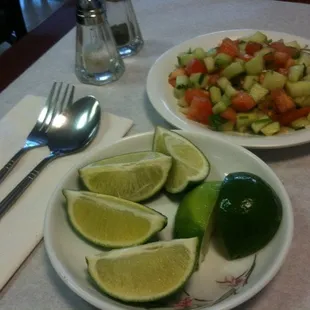 Served with ample supply of Limes