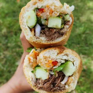 Beef Adobo Banh Mi