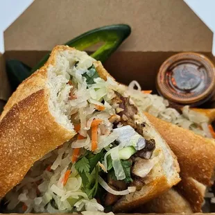 pork bell bánh mi